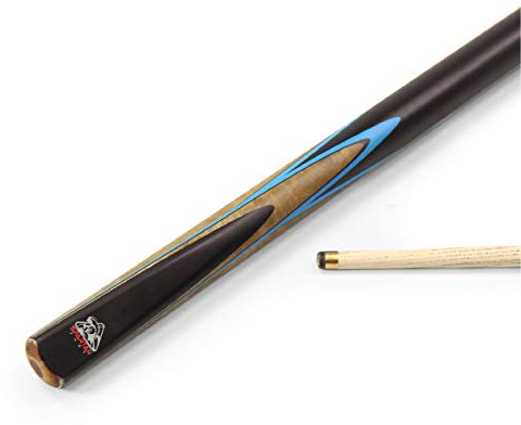 Spartan Fury BLUE CONQUEST 2pc Matching Ash Centre Joint Snooker Cue 9mm Tip