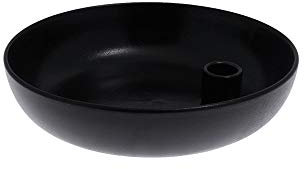 Storefactory - Lindatorp - Kerzenständer, Kerzenschale - Keramik - Schwarz - D 21 cm