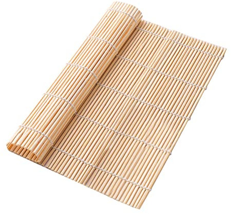 Nuoshen Bambus Sushi Rollmatte - 24 * 23cm Japanischer Stil für Anfänger DIY - Küchen, Japanische Restaurants, Sushi-Liebhaber