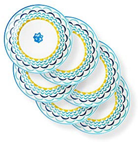 Corelle Chip Resistant Dinnerware Set, 6-Piece, Boho Daydream