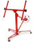 11FT Heavy Duty Drywall Lift Lifter Plaster Board Panel Hoist Jack Tool 68kg Lifting Capacity Rolling Lockable Construction Tool Red