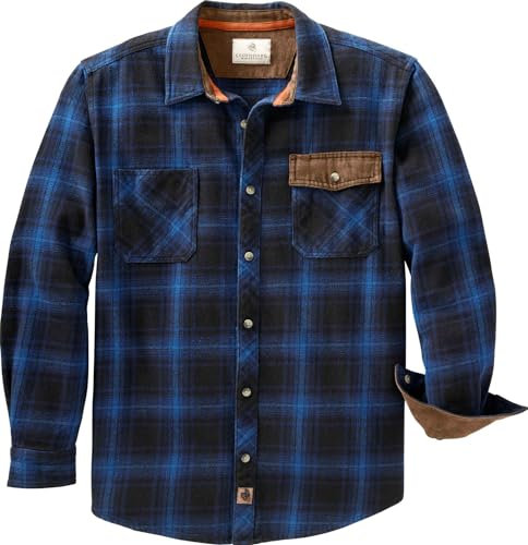 Legendary Whitetails Herren Harbor Heavyweight Flannel Shirt Hemd mit Button-Down-Kragen, Lakes Plaid, XL