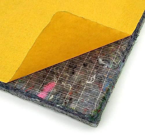 Isolation acoustique et thermique spéciale insonorisation (0,5 m x 1,2 m) - Isolation acoustique avec couverture autocollante et aluminium Antihumedades