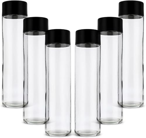 Swan Bottiglia in Vetro forma a tubo modello Kefass con tappo a vite 750 ML (6)