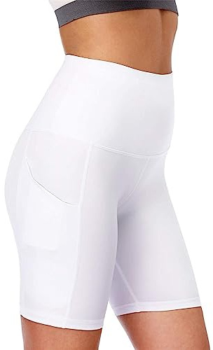 Cykelbyxor, dam med fickor, korta shorts, magkontroll, sportbyxor, leggings, ogenomskinliga, hög midja, shorts, elastiska underbyxor, fitness, hotpants, sommar, boxershorts, skinny, sweatpants,