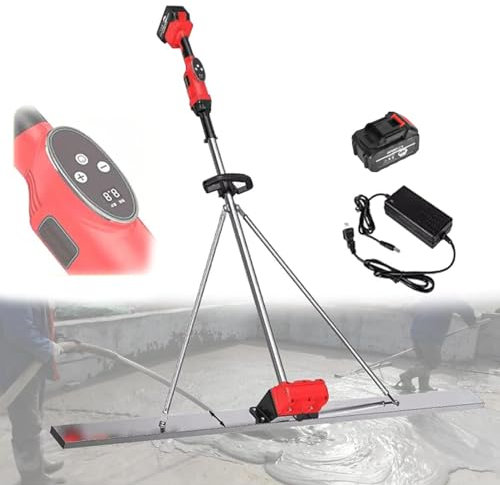 Massetto in Calcestruzzo Potente Attrezzo elettrico per la finitura del calcestruzzo, macchina vibrante per massetto in calcestruzzo, vibratore elettrico per calcestruzzo, motore brushless,