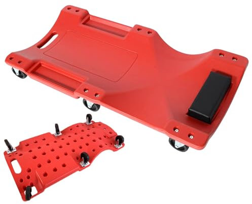 CGACCSD Rulllåda för fordonsarbete, rullbräda för fordonsarbete | tjock bricka 91 cm ljudisolerad med stabila hjul för motorreparation och bilunderhåll