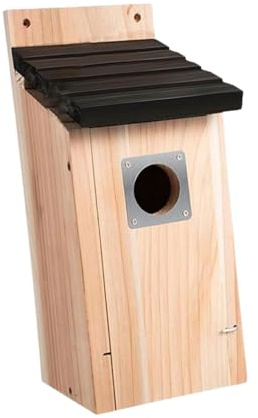 F Fityle Nichoir à merles Bleus en à Nettoyer, nichoir Suspendu pour Jardin, fenêtre ou terrasse, idéal pour Les Oiseaux.