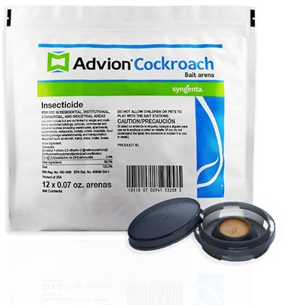 advion 68663 Arena 12ct Bag Cockroach Bait Station, White