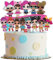 9 Pieces Cake Decoration ZHUYUN LOL Cake Decoration LOL Happy Birthday Cake Topper Anime Cake Decoration Party Cake Decoration Supplies for Children Birthday