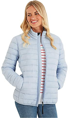 TOG24 Gibson Womens Quilted Lightweight Puffer Jacket, Padded Hiking Casual | Polyester, Coat, Windproof, Insulated, Recycled fabric, Full zip, Ribbed cuffs, Elasticated, Walking, Camping