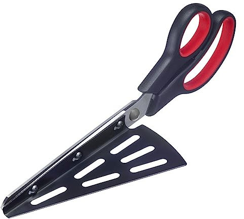 Westmark Antonio Tagliapizza – forbici per pizza e sollevatore di pizza, ottimo gadget da cucina, ideale per pizza o tarte flambée – senza BPA, acciaio inox