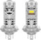 Pulilang Bombilla H4 LED Mini Lente Proyector 120W 6500K Blanco Frío 24000LM Luz Alta/Luz Baja Resuelve Problemas de Astigmatismo Decodificador Canbus Integrado Plug & Play