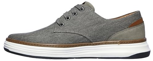 Skechers Herren Moreno Ederson Sneaker, Taupe Canvas, 47.5 EU