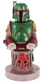 Cableguys Star Wars Boba Fett Controller Halter & Handy Ständer - Gaming Zubehör für Zimmer und Schreibtisch-Setup, Ständer Kompatibel mit Xbox-, PlayStation- & den meisten Standard-Controllern