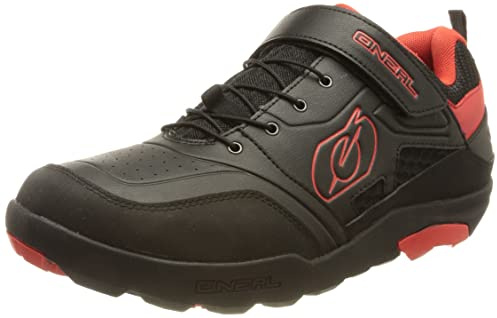 O'NEAL | Zapatos de ciclismo | Mountainbike MTB DH FR Downhill Freeride | excelente agarre, suela SPD, sistema de enganche rápido, transpirable | Zapatos Traverse SPD | Adultos | Negro Azul | Talla 39