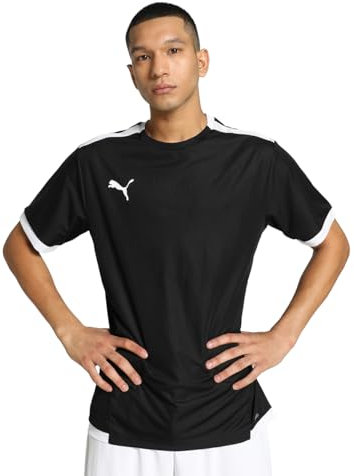 PUMA Herren Teamliga Jersey Shirt, Black White, S EU