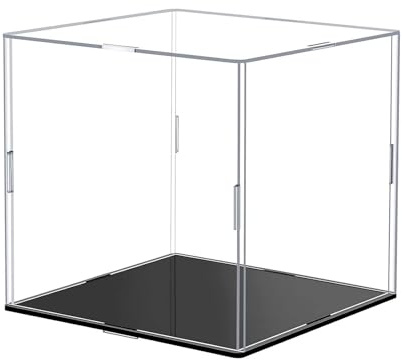 Clear Acrylic Display,Self-Assembly Box Remove Protective Film(:15x15x15cm)