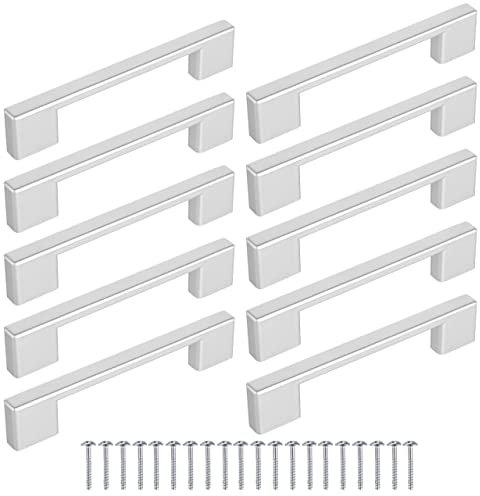 Meblando Möbelgriffe 10-teiliges Set, universal schrankgriffe - Breite 96mm und 128mm, Länge 137mm, griffe für küchenschränke, griffe möbel, hochwertige Küchentürgriffe, Schubladengriffe