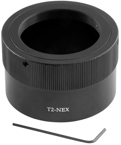 RING T2 T 2 Teleskop ObjektivADAPTER KOMPATIBEL MED SONY NEX E-MOUNT NYCKEL BRUGOLA