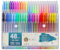 Betarami Juego de 48 bolígrafos de gel multicolor, 12 purpurina, 12 metálicos, 12 neón, 12 tiza acuosa, bolígrafos de gel de 1,0 mm para suministros de artistas, libros para colorear