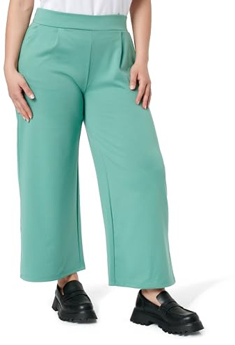 ICHI Ihkate SUS Wide Pa Pantaloni Casual da Lavoro, 165515/Beryl Green, XS Donna