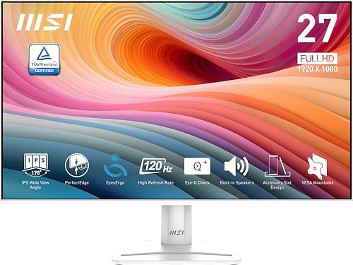 Monitor Gaming MSI MP275W E2 Full HD 27 IPS