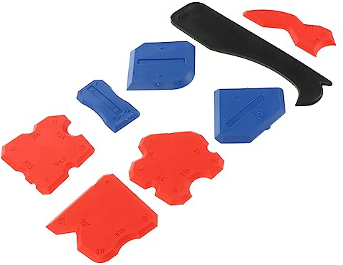 Uonlytech Kit Strumenti Per Calafataggio 8 Pezzi Utensile Per Sigillante e Rimozione Raschietto in Silicone Per Giunzioni Bellezza Per Uso Domestico e Professionale