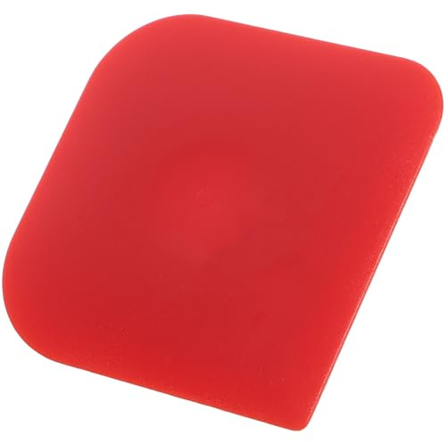 VERDANVERSE Grattoir à Pot Rouge Petit Format, Outil de Nettoyage la Cuisine Multifonction pour Casseroles, Poêles Antiadhésives et Pâtisserie, Accessoire Pratique 1 Pièce