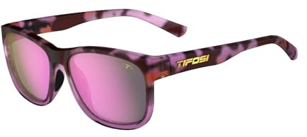 Tifosi Swank XL Sonnenbrille mit einer Linse, Rosa Schildkröte, One size
