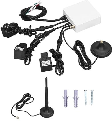 Contatore di Energia WiFi APP Trifase Monitoraggio in Tempo Reale Monitor di Energia Intelligente con 3 Sensori di Circuito 500A Contatore Elettrico Monitoraggio Elettrico