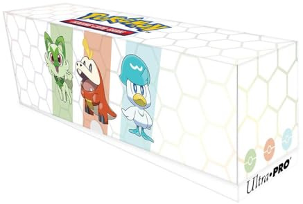 Ultra PRO - Pokémon Paldea First Partner Gaming Bundle - Enthält eine Kartenspielmatte, 65 Karte, Kartenhüllen, eine Kartendeck-Box mit 4 Trennwänden, alles verpackt in Sammler-Aufbewahrungsbox