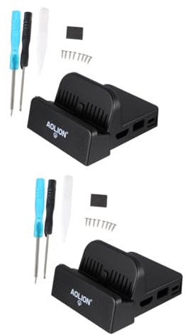 jojofuny 2pcs Game Console Modification Base Accessory for Handheld Gaming Lightweight and Portable Design Easy Setup Compatible Game Consoles