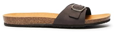 Scholl Didier, Sandali Uomo, 1 cinturino, Marrone Scuro, 46 EU