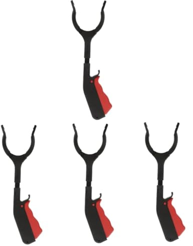 UTHCLO 4pcs Trash Picker Tool for Outdoor Indoor Cleaning Lightweight Grabber Strong Grip for Easy Litter Pickup for Seniors and Household Use