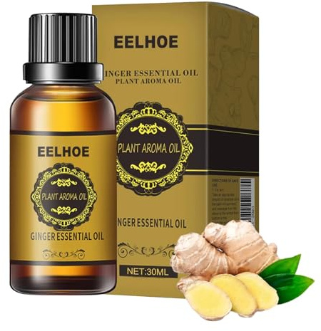 Ingweröl,Schlankheitsöl,Belly Drainage Ginger,OilMassageöl,Ingweröl für Lymphdrainage,Körpermassage-Formungsöl, Massageformung Geeignet für Männer Und Frauen