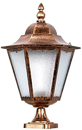 Lampada da Terra per Esterni,Da da Tavolo Impermeabile E27, Illuminazidecorativa, Lanterna da Strada,Da da Tavolo, Semplice e Moderna,Da a Colonna per Villa, Luci da Giardino per Patio,Da a Colonna pe