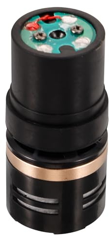 GALPADA Replacement Mic Capsule Dynamic Microphone Capsule Sponge Plastic Quick Installation Black Core for Ktv Concerts Microphone Accessories