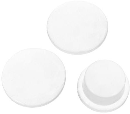 Zerodeko 3 Pièces Coussin de Protection Mural en Silicone Cylindrique Transparent pour Poignée de Porte, Résistant à L'usure Quotidienne, pour Zones à Fort Passage