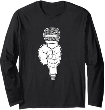 Microphone à main Hip Hop Manche Longue