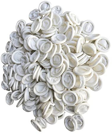 Beaupretty 630stücke Einweg Antistatische Nagelkunst Fingerkappen Latex Fingertips Schutzhüllen Für Diy Maniküre Flexibel Und Dehnbar Für Elektronikreparatur Und Malerarbeiten