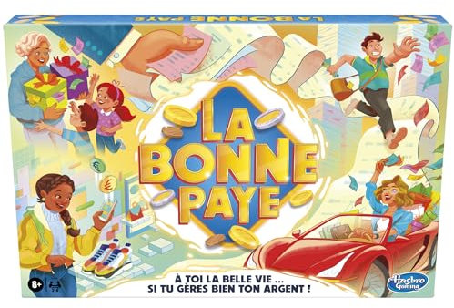 La Bonne Paye, Jeu de Société Familial Amusant, Apprentissage de la Gestion de l’Argent, pour Enfants dès 8 Ans et Les Fans de Jeux Stratégique, 2 à 6 Joueurs