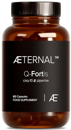 CoQ10 Coenzyme Q10 200mg with Black Pepper Extract | Vegan | 60 Capsules | Natural energy & fatigue support | Ubiquinone CoQ10 with piperine studied to enhance absorption | Non-GMO | Made in UK