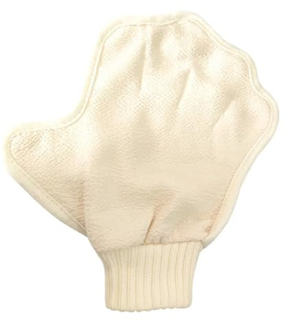 Exfoliating Shower Gloves Dual Sided Scrubber For Dead Skin Removal Soft Rough Textured Bath Peeling Glove for Shower, Spa, Massage