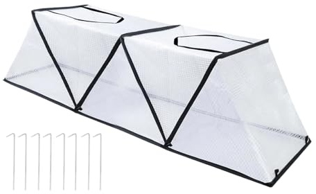 Générique Cloche de Couverture pour d'hiver – 120 x 33 x 38 cm, Protection Contre Le Gel, Respirant, imperméable, abri pour, Jardin extérieur, légumes, Fleurs, arbustes fruitiers, Arbres | Couve