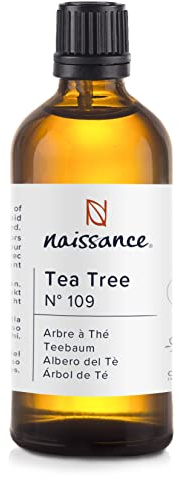 Naissance Tea Tree Essential Oil (No. 109) - 100ml - Pure, Natural, Cruelty Free, Vegan & Undiluted - Use in Diffusers, Aromatherapy & Homemade Formulations