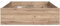 FORTE VANKKA Jugendbett 150, modernes Bett mit 3 Schubladen, Jugendzimmer, Kinderzimmer, Holzwerkstoff, Stabeiche Holzdekor/Weiß, 150,5 cm breit x 43 cm hoch x 194,9 cm tief
