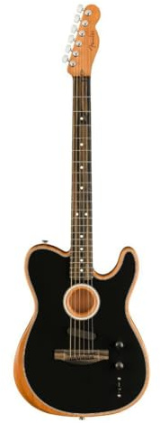 Fender American Acoustasonic Black - Westerngitarre