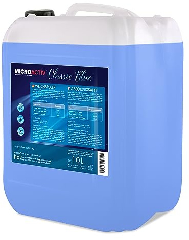 Höfer Chemie Adoucissant Linge Classic blue 1 x 10 L, Parfum Frais et Linge Doux, Assouplissant Respectueux et Durable