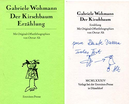 ARTIST Otmar Alt autograph, signed book